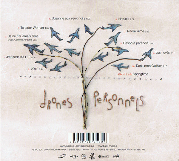 BABX : Drones Personnels (CD, Album)