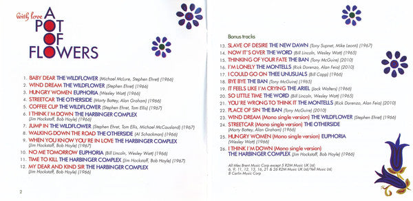 Various : With Love A Pot Of Flowers (CD, Comp, RE)