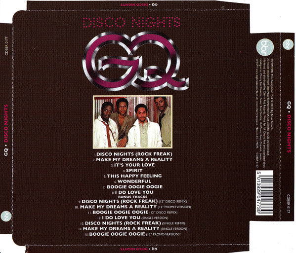 GQ : Disco Nights (CD, Album, RE, RM)