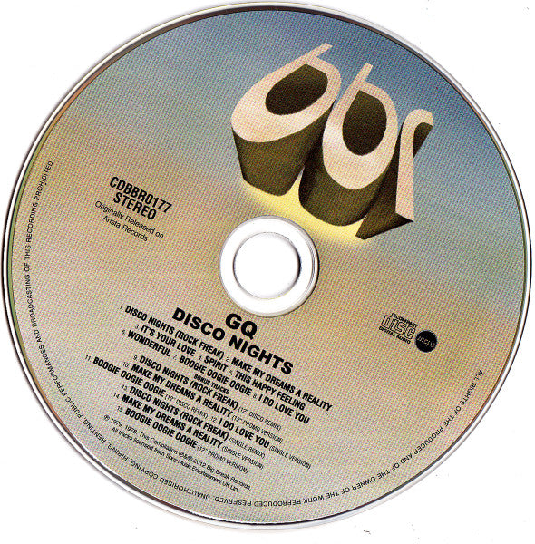 GQ : Disco Nights (CD, Album, RE, RM)