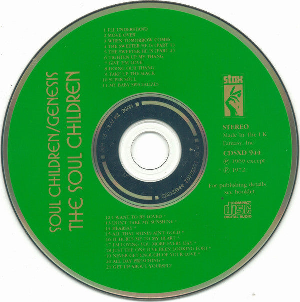 Soul Children : Soul Children / Genesis (CD, Comp)