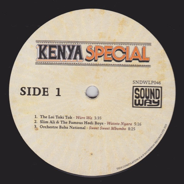 Various : Kenya Special (Selected East African Recordings From The 1970s & '80s) (3xLP + 7" + Album, Comp)