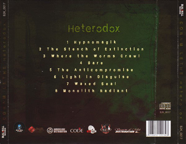 Coram Lethe : Heterodox (CD, Album)