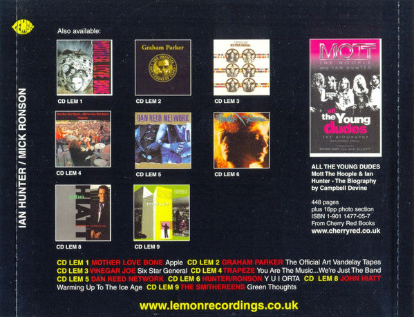Ian Hunter / Mick Ronson : Y U I Orta (CD, Album, RE, RM)
