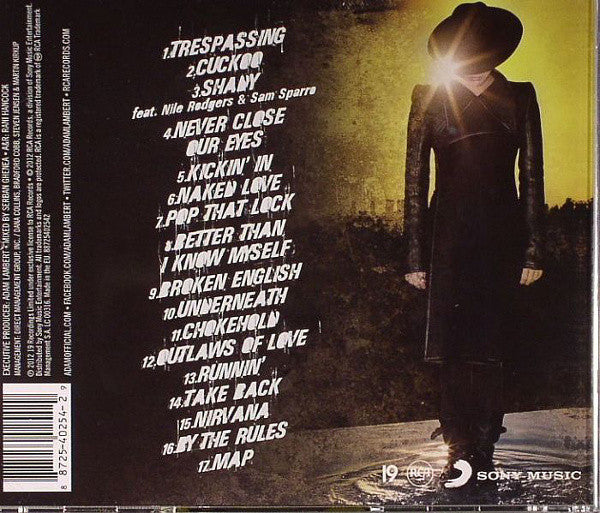 Adam Lambert : Trespassing (CD, Album)