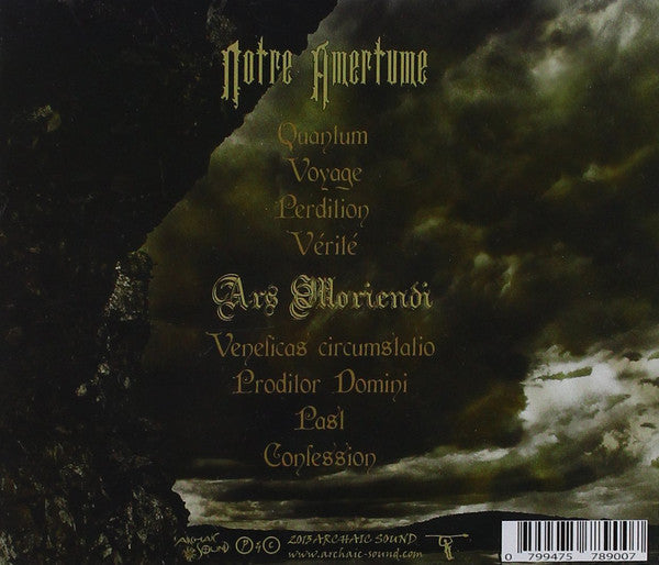 Notre Amertume, Ars Moriendi (4) : Agonie D'un Ancien Monde (CD)
