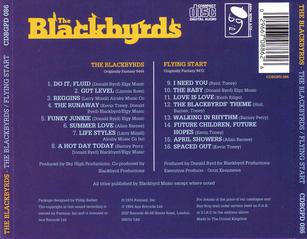 The Blackbyrds : The Blackbyrds / Flying Start (CD, Comp, RE)