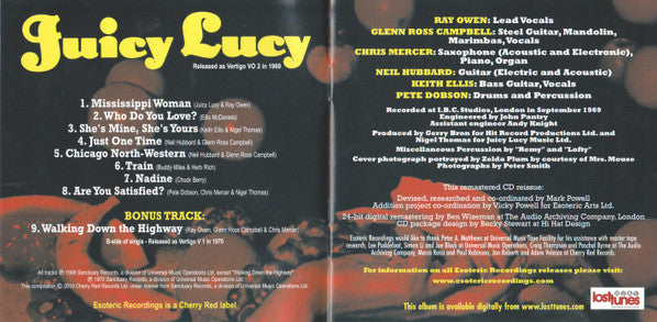 Juicy Lucy : Juicy Lucy (CD, Album, RE, RM)