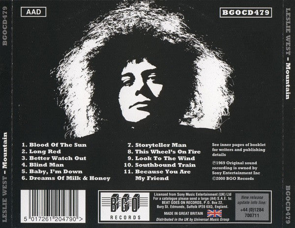 Leslie West : Mountain (CD, Album, RE, RM)