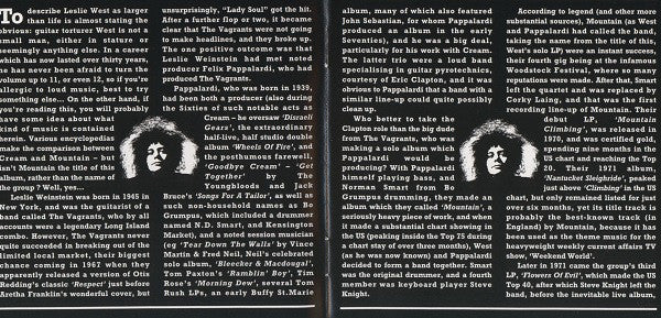 Leslie West : Mountain (CD, Album, RE, RM)