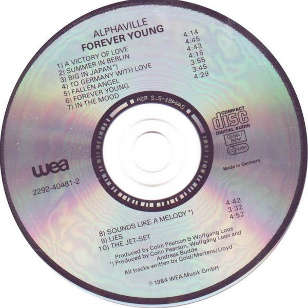 Alphaville : Forever Young (CD, Album, RE)