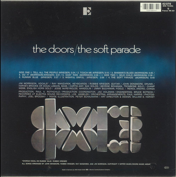 The Doors : The Soft Parade (LP, Album, RE)
