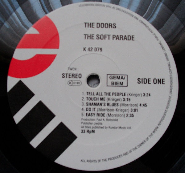 The Doors : The Soft Parade (LP, Album, RE)