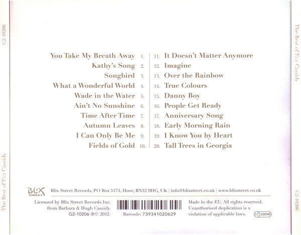 Eva Cassidy : The Best Of Eva Cassidy (CD, Comp)