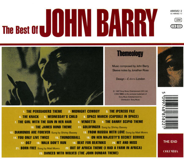 John Barry : The Best Of John Barry - Themeology (CD, Comp)