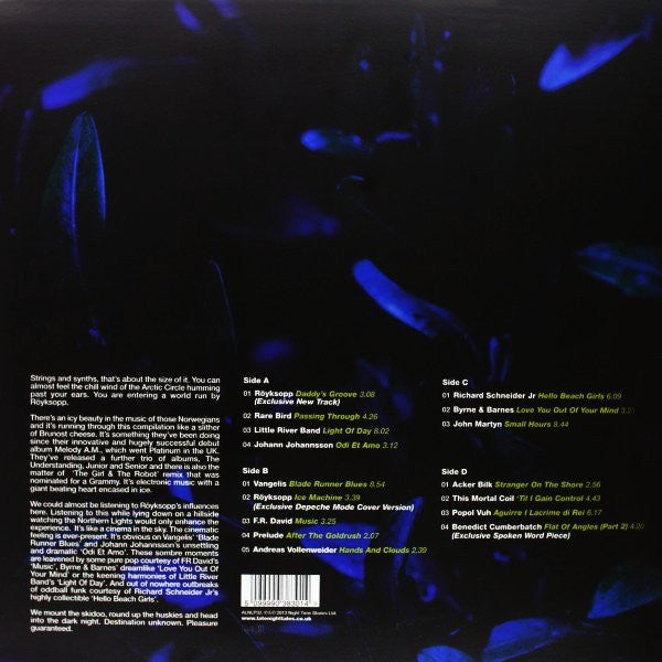Röyksopp : LateNightTales (2xLP, Comp, RM, 180 + CD, Comp, Mixed + Ltd)