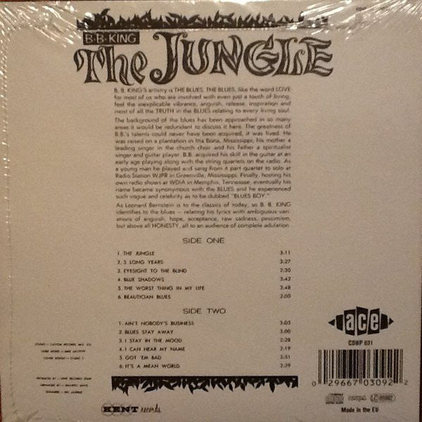 B.B. King : The Jungle (CD, RE, Car)