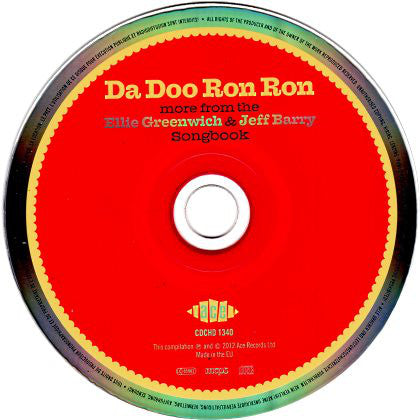 Ellie Greenwich & Jeff Barry : Da Doo Ron Ron (More From The Ellie Greenwich & Jeff Barry Songbook) (CD, Comp, Mono)