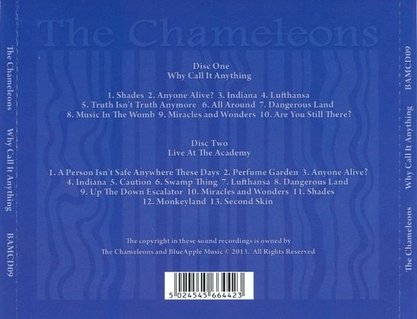 The Chameleons : Why Call It Anything (CD, Album, RE, RM + CD, Album, RM)