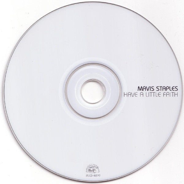 Mavis Staples : Have A Little Faith (CD, Album)