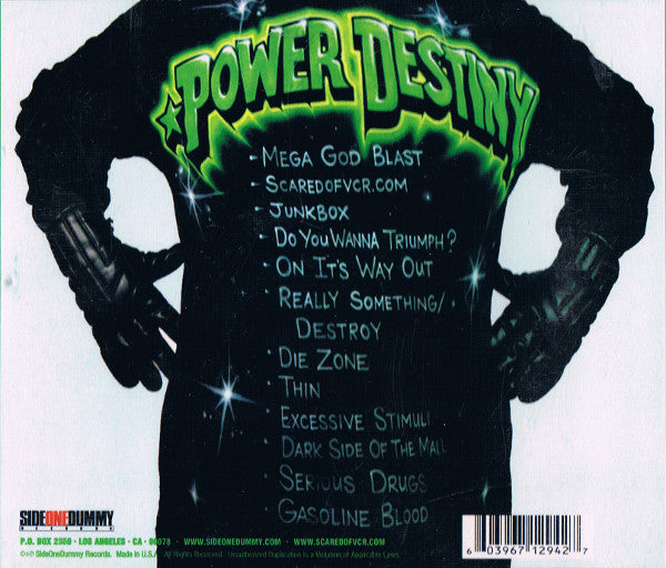 VCR : Power Destiny (CD, Album)