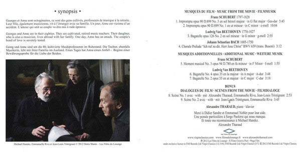 Alexandre Tharaud : Amour - Bande Originale Du Film (Original Soundtrack) (CD, Album)