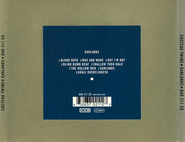Cocteau Twins : Garlands (CD, Album, M/Print, RE, RM)