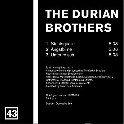The Durian Brothers / Ensemble Skalectrik : Split Series #22 (12")
