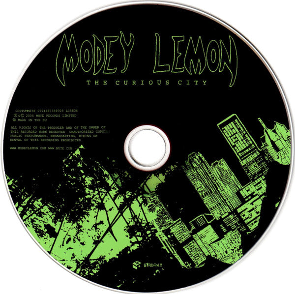Modey Lemon : The Curious City (CD, Album)