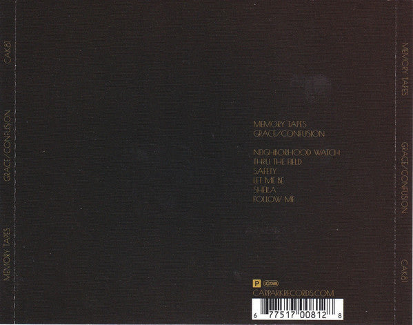 Memory Tapes : Grace / Confusion (CD, Album, Jew)