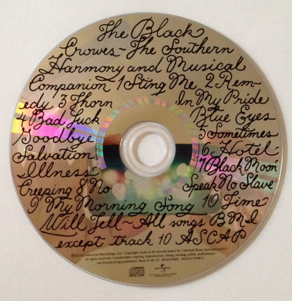 The Black Crowes : The Southern Harmony And Musical Companion (CD, Album, RE)
