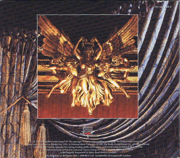 Andrew Lloyd Webber : The Phantom Of The Opera (2xCD, Album, RE, RM)