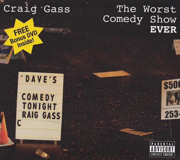 Craig Gass : The Worst Comedy Show Ever (CD, Album + DVD, NTSC, Reg)