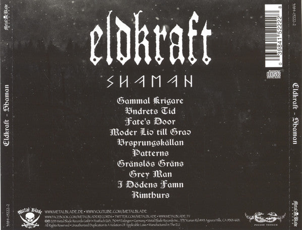 Eldkraft : Shaman (CD, Album)