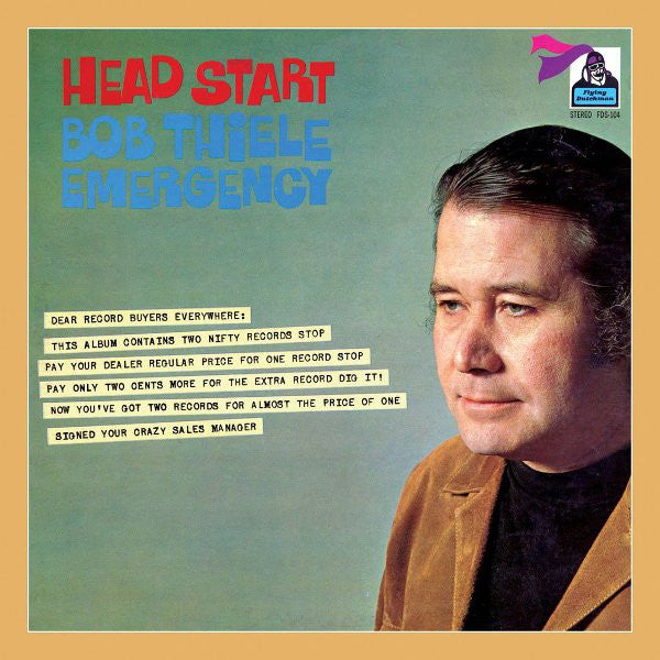Bob Thiele Emergency : Head Start (CD, Album, Mono, RE, RM)