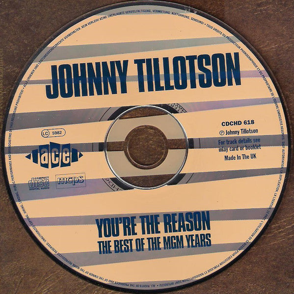 Johnny Tillotson : You're The Reason - The Best Of The MGM Years (CD, Comp)