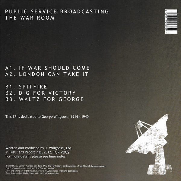 Public Service Broadcasting : The War Room (12", EP, RE)