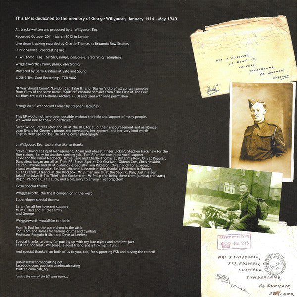 Public Service Broadcasting : The War Room (12", EP, RE)