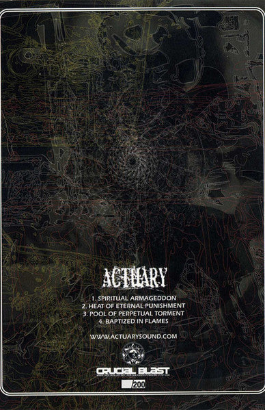 ACTUARY : The Reality Is, The Dream Is Dead (CD, Album, Ltd, Num)