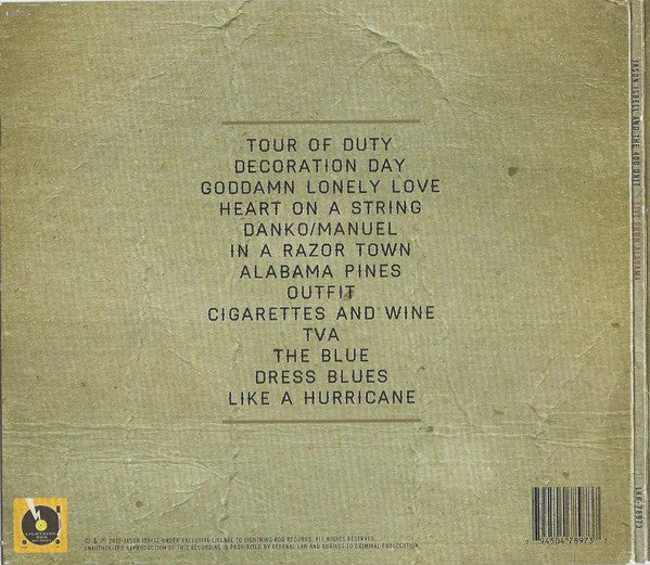 Jason Isbell And The 400 Unit : Live From Alabama (CD, Album)
