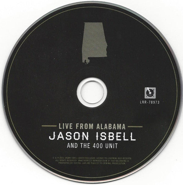 Jason Isbell And The 400 Unit : Live From Alabama (CD, Album)