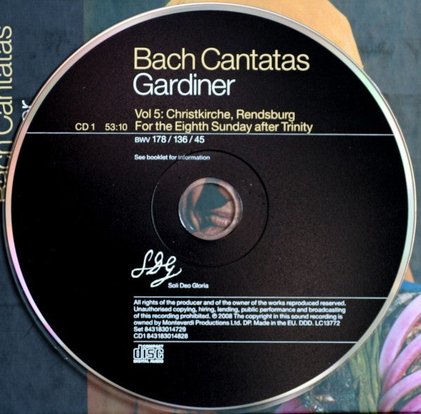 Johann Sebastian Bach - John Eliot Gardiner : Cantatas Vol. 05: Rendsburg / Braunschweig (2xCD, Album)