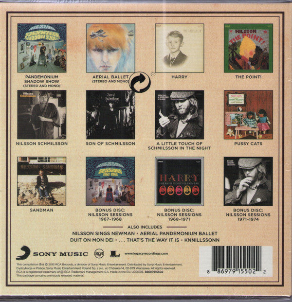 Harry Nilsson : The RCA Albums Collection (CD, Album, Mono, RE, RM + CD, Album, Mono, RE, RM )