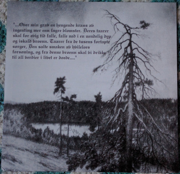 Carpathian Forest : Through Chasm, Caves And Titan Woods (12", EP, RE)
