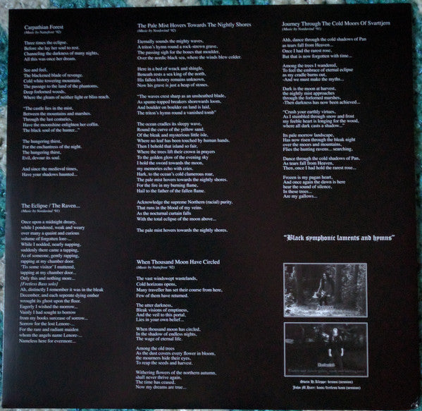 Carpathian Forest : Through Chasm, Caves And Titan Woods (12", EP, RE)