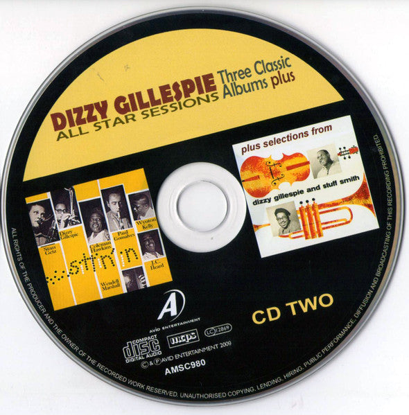 Dizzy Gillespie : Three Classic Albums Plus (All Star Sessions) (2xCD, Comp, RM)