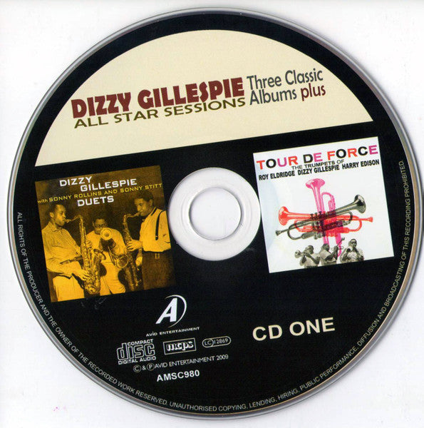 Dizzy Gillespie : Three Classic Albums Plus (All Star Sessions) (2xCD, Comp, RM)