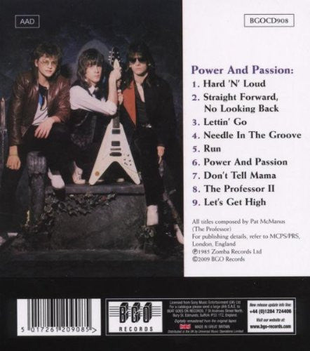 Mama's Boys : Power And Passion (CD, Album, RE, RM, Sli)