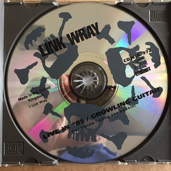 Link Wray : Live In '85 / Growling Guitar  (CD, Comp)