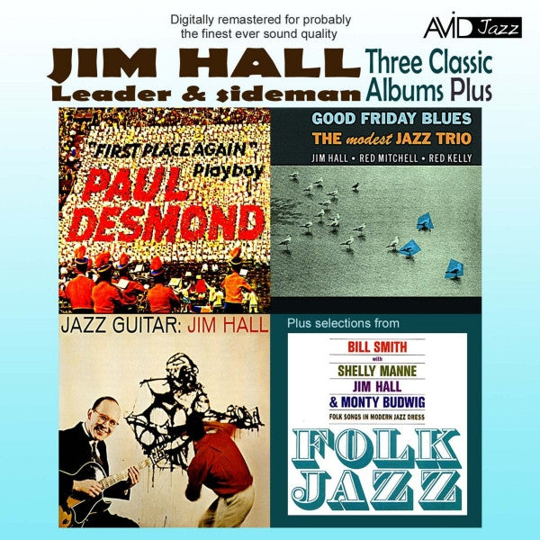 Jim Hall : Three Classic Albums Plus (Leader & Sideman) (2xCD, Comp, RM)